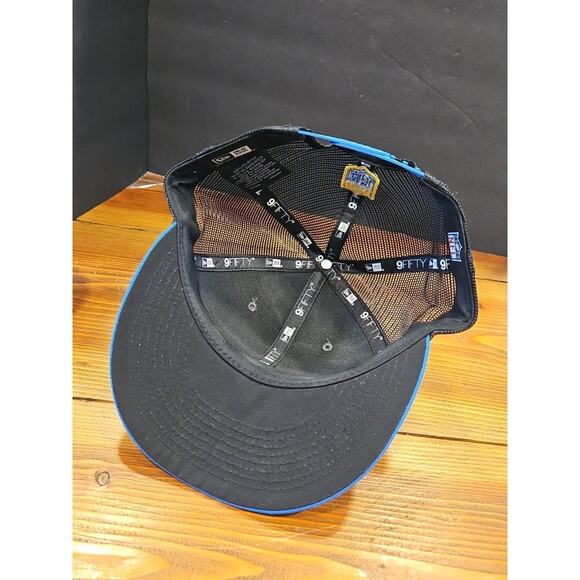 New Era Los Angeles Rams NFL Mesh Trucker 9Fifty Snapback Hat - Picture 9 of 11